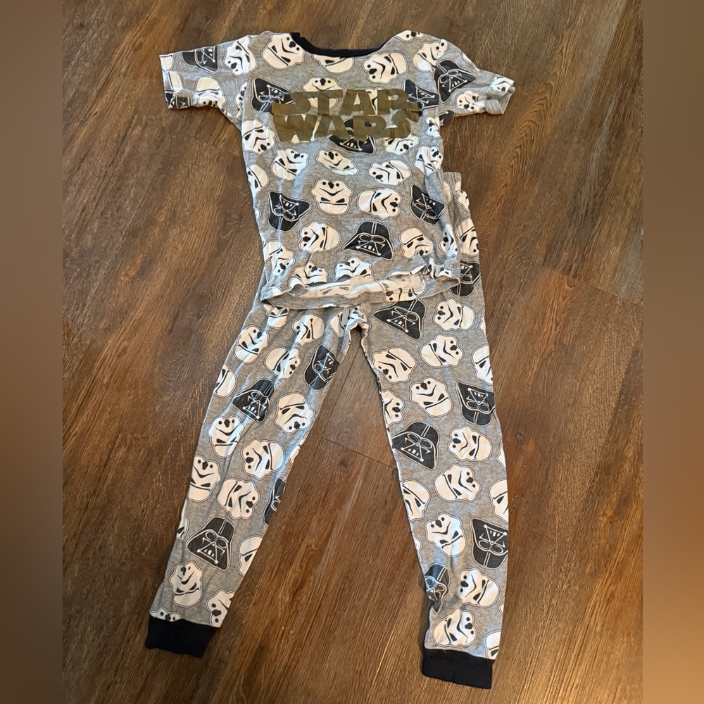 Kids Gray Star Wars Pajamas